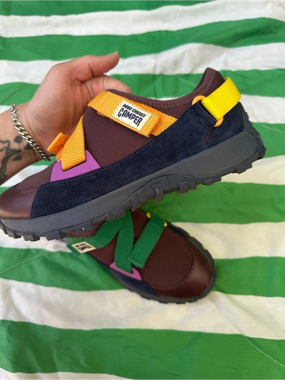 CAMPER x BOBO CHOSES Velcro neoprene sneakers